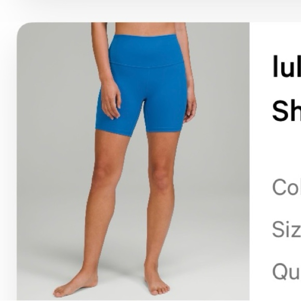 Lululemon Align High Rise Short 6”